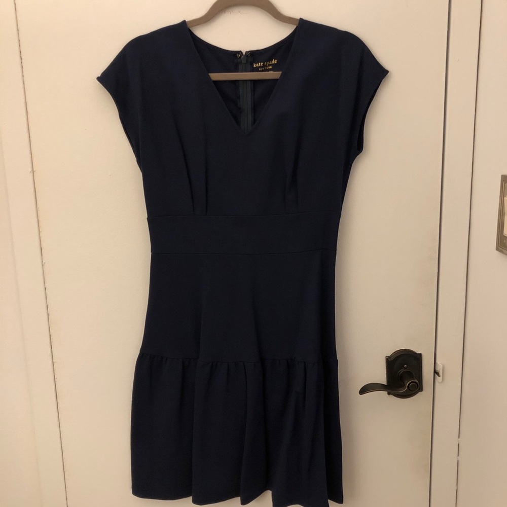 kate spade Navy Blue Midi Dress